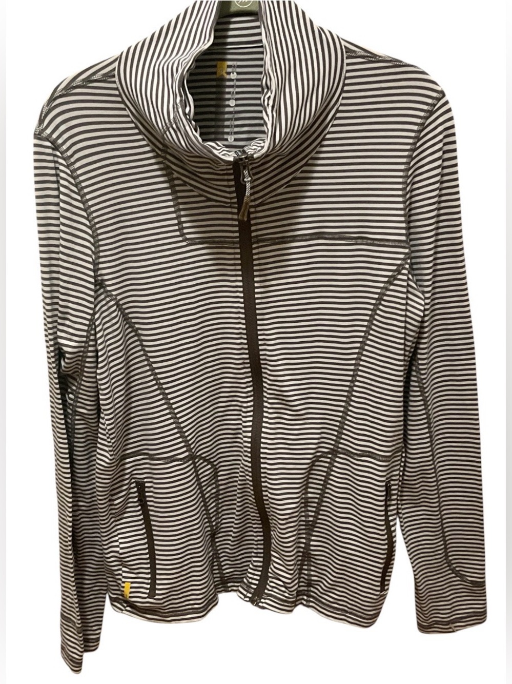 Lole striped full-zip athletic jacket Size Large